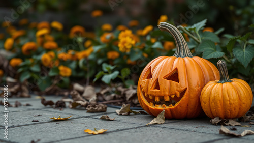 spooky halloween pumpkin jack	
