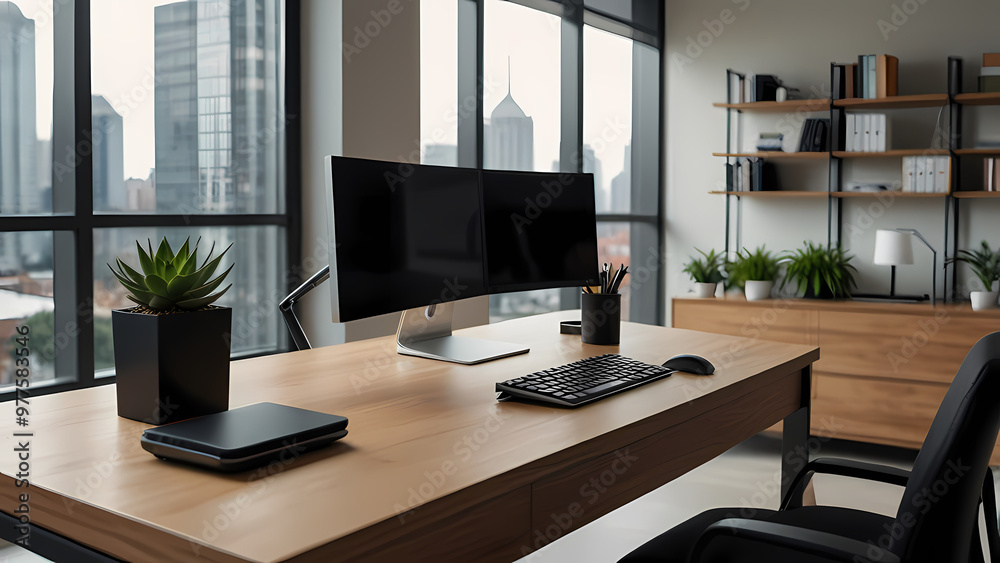 Modern Office Desk Setup Modern Office Desk Setup
