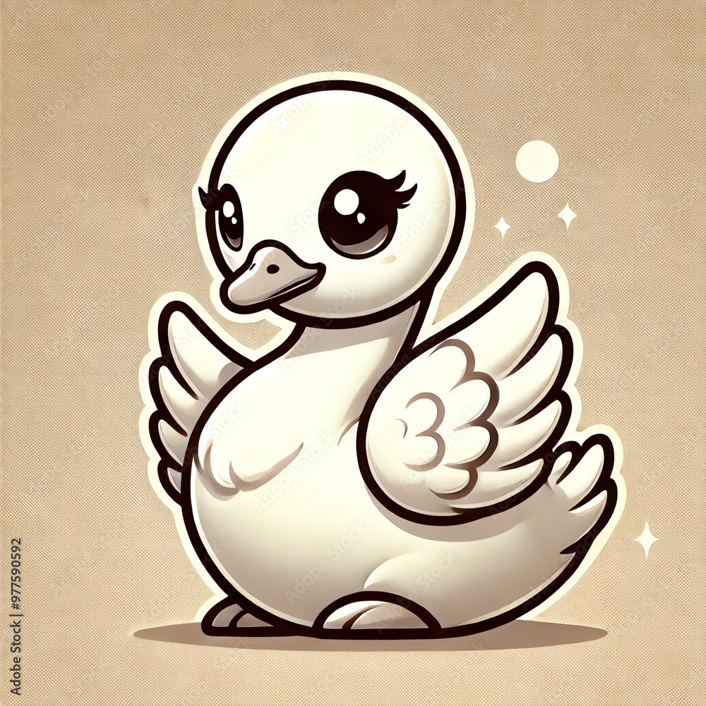 An illustration of a swan An illustration of a swan