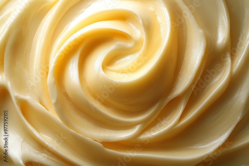 Cream with swirls 