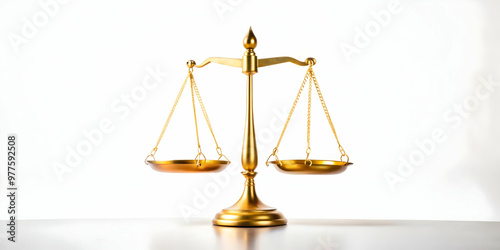 Isolated Balance Icon Symbolizing Justice and Fairness for Human Rights Day - Minimalist Vector Design for Infographics