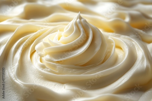 Cream with swirls 