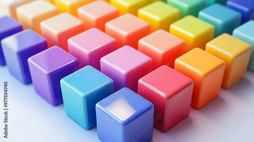3D Soft Gradient Squares Calendar Design: Vibrant Colorful Background with Depth and Visual Interest for Stunning Wall D?cor 3D Soft Gradient Squares Calendar Design: Vibrant Colorful Background with Depth and Visual Interest for Stunning Wall D?cor