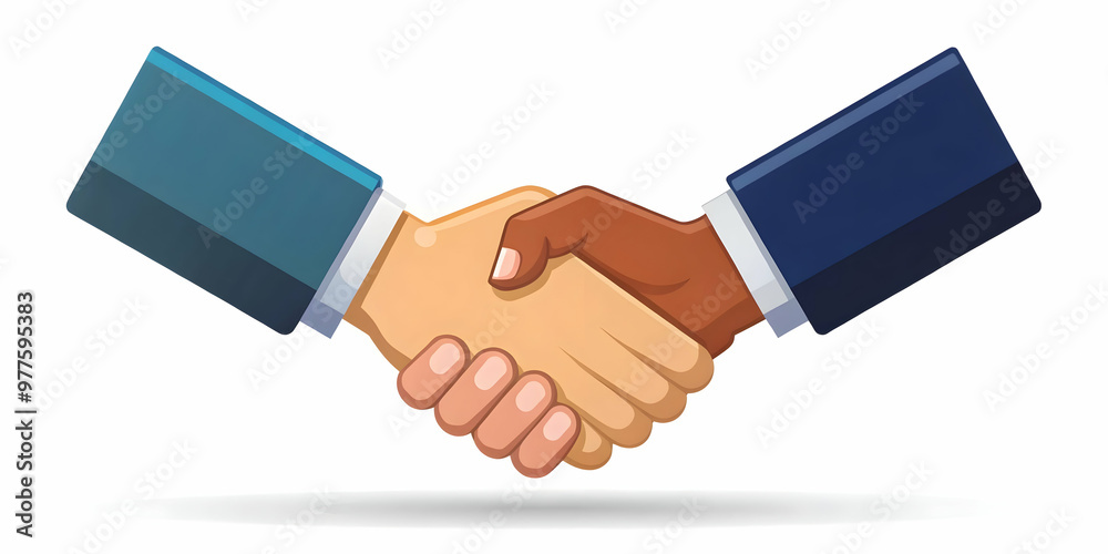 Vector Flat Isolated Handshake Icon Symbolizing Unity, Collaboration, and Equality for Human Rights Day - Minimalist Design for Infographics Vector Flat Isolated Handshake Icon Symbolizing Unity, Collaboration, and Equality for Human Rights Day - Minimalist Design for Infographics