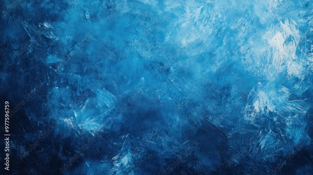 Fototapeta premium A blue canvas wallpaper design with artistic textures and smooth patterns, offering a creative and stylish background.