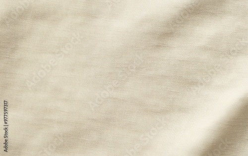 Close-up of soft, off-white fabric with a subtle texture.