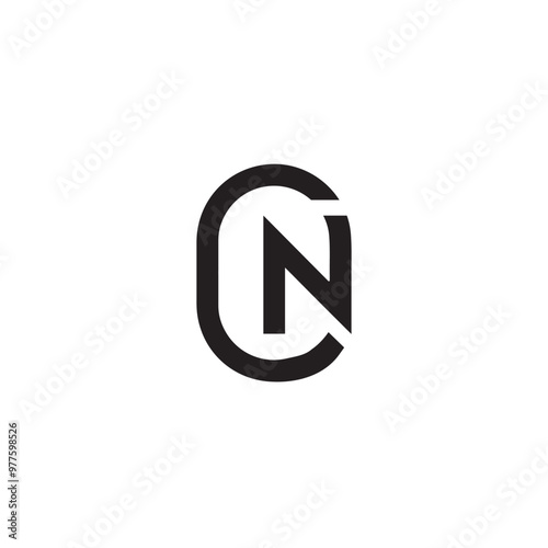 Logo CN simople Modern Vector, modern