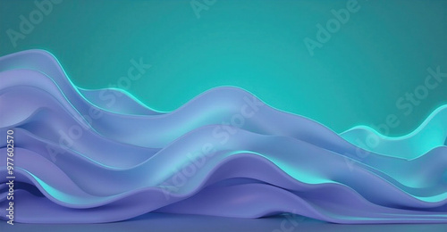 Generative AI A minimalist and simple wallpaper with cool wave lines and calming colors, Simply minimalist modern background, cool abstract wave lines neon color background, cool minimalism background