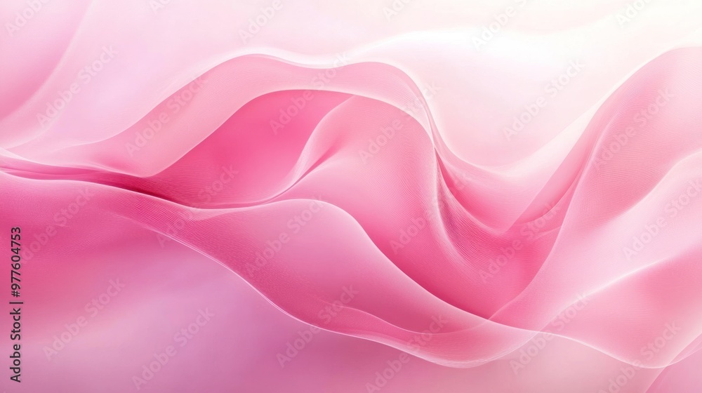 Obraz premium A pink gradient background transitioning smoothly from light to dark shades, adding depth and elegance to the design.