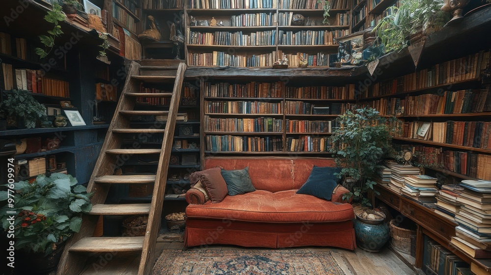 Cozy Library Nook