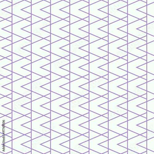Seamless abstract vector line geometric pattern