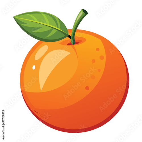 orange-vector-art-illustration-clipat