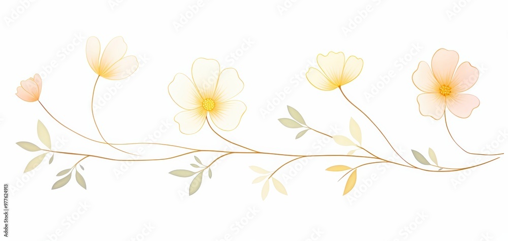 Beautiful pastel flowers with delicate leaves, perfect for backgrounds, floral designs, or nature-themed projects. Beautiful pastel flowers with delicate leaves, perfect for backgrounds, floral designs, or nature-themed projects.