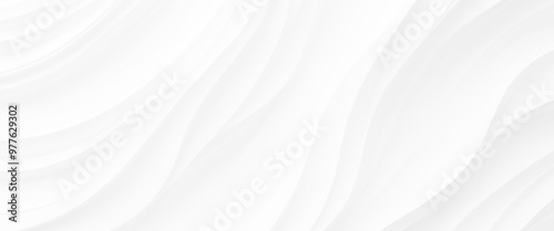 White wave lines abstract background design. Digital white wave curve sculpture abstract graphic poster. white wave curve lines banner background design. White wave modern abstract background design. 