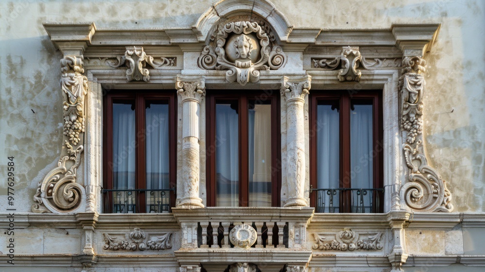 Obraz premium Ornate Window Architecture