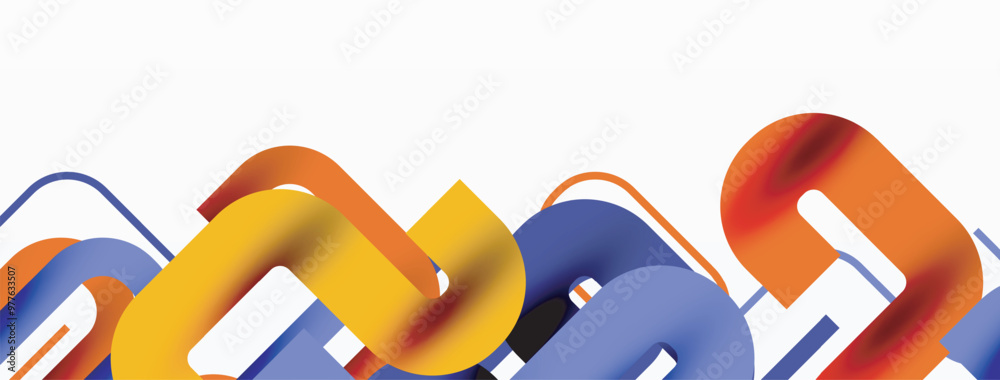 Abstract background curvy lines, minimal geometric design template Abstract background curvy lines, minimal geometric design template