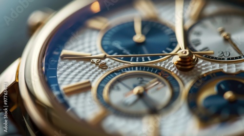 Close-up of a  Luxury Wristwatch photo