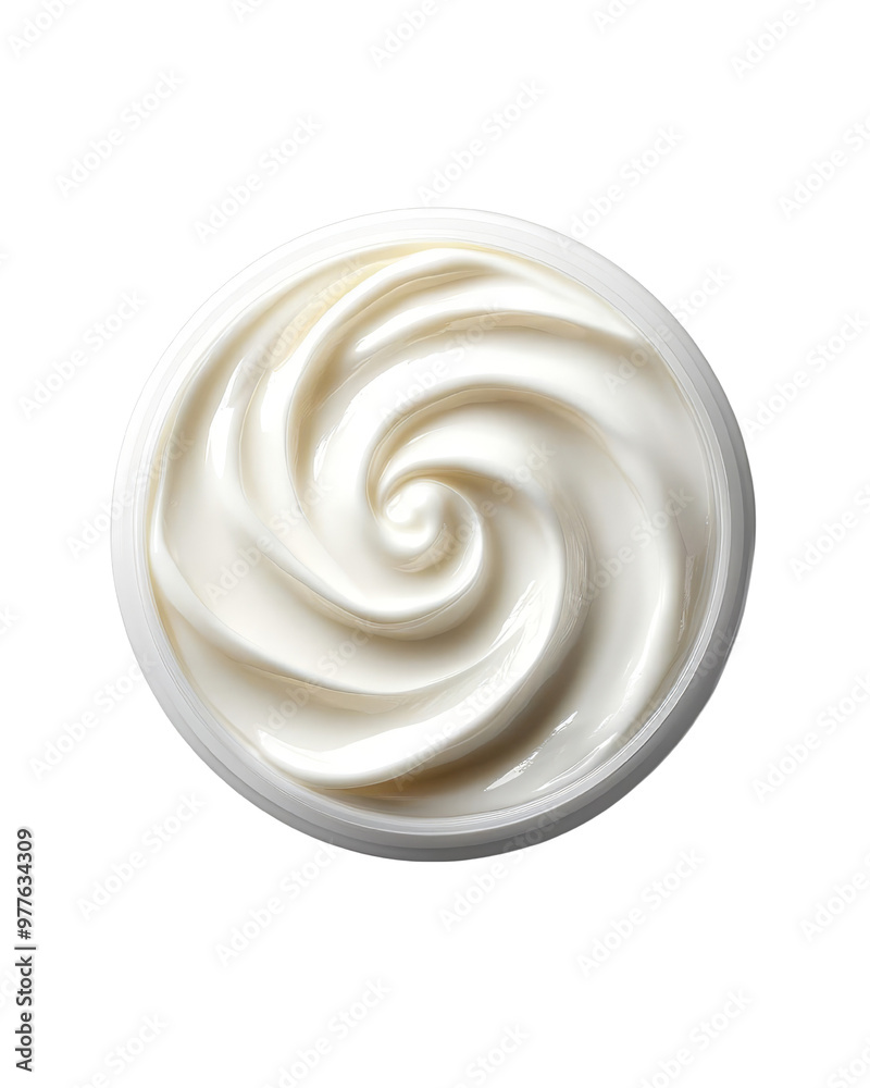 Creamy texture in a circular pattern, perfect for skincare or culinary applications, showcasing richness and smoothness. Creamy texture in a circular pattern, perfect for skincare or culinary applications, showcasing richness and smoothness.
