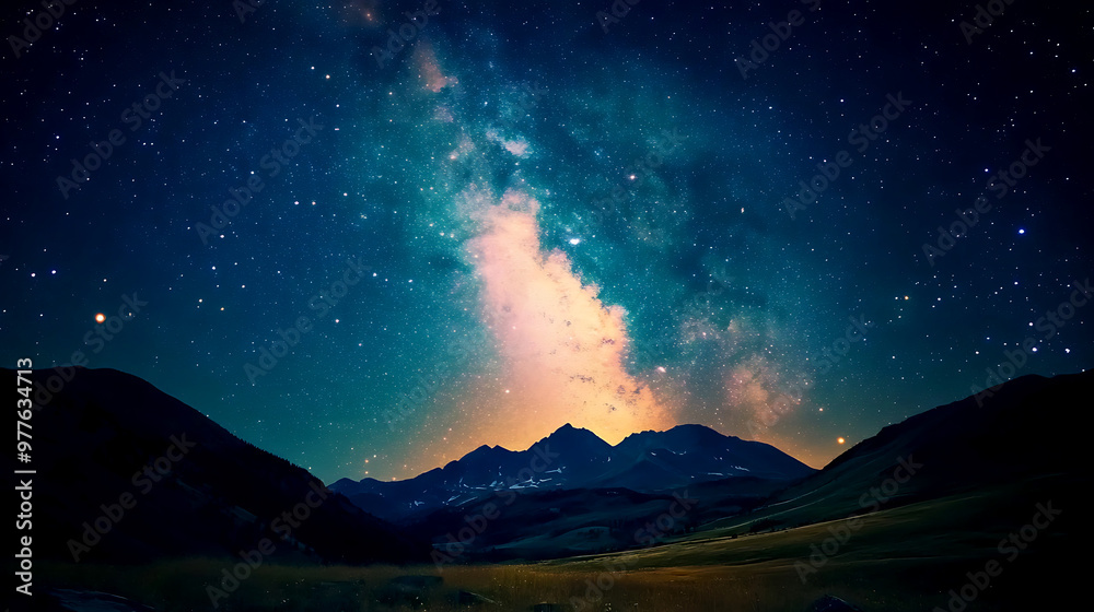 a scene covered with snow with stars overhead a scene covered with snow with stars overhead