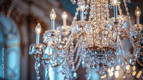 Crystal Chandelier Close-up