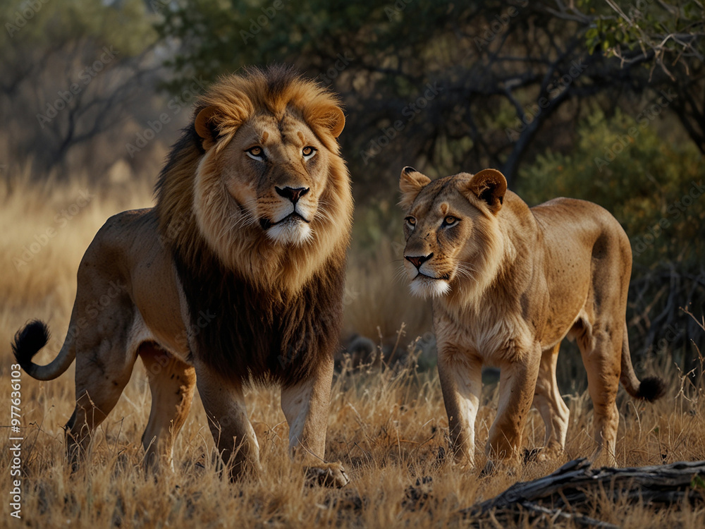 The Wild Life of Lions in Africa The Wild Life of Lions in Africa