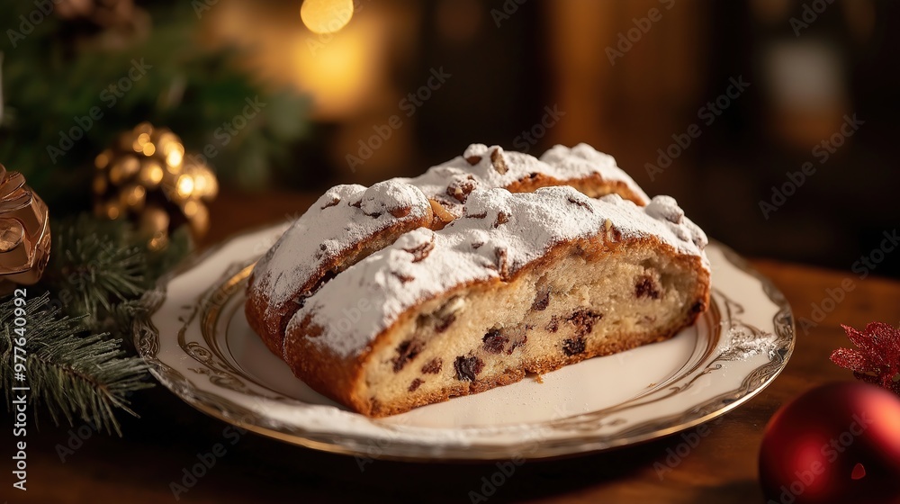 Christmas Stollen cake Christmas Stollen cake