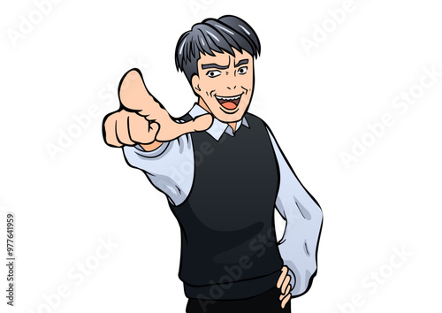 モブ意地悪な中年男性