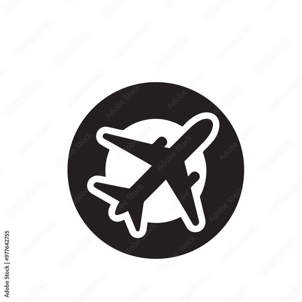 Airplane silhouette vector. Plane logo, icon. Plane vector design isolated on white background. Airplane silhouette vector. Plane logo, icon. Plane vector design isolated on white background.