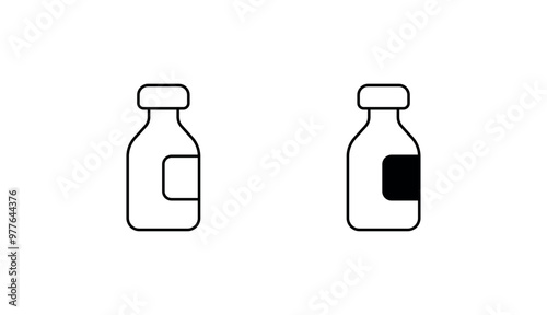 Syrup icon design with white background stock illustration