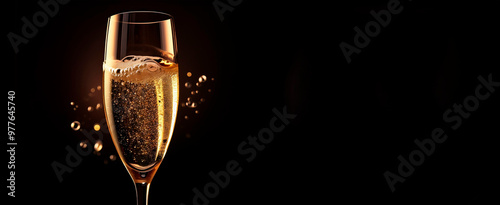 Wallpaper Mural background of champagne glass with bubbles Torontodigital.ca