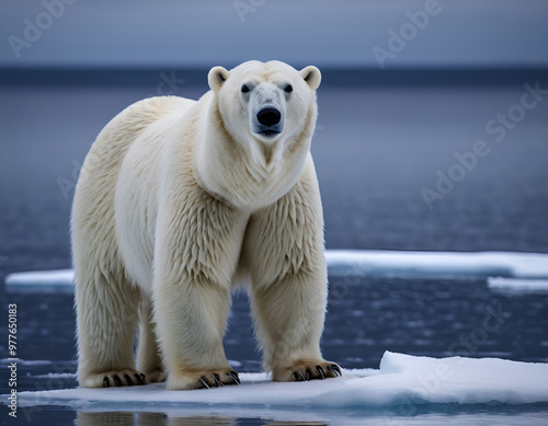 polar bear cub, polar bear in the zoo