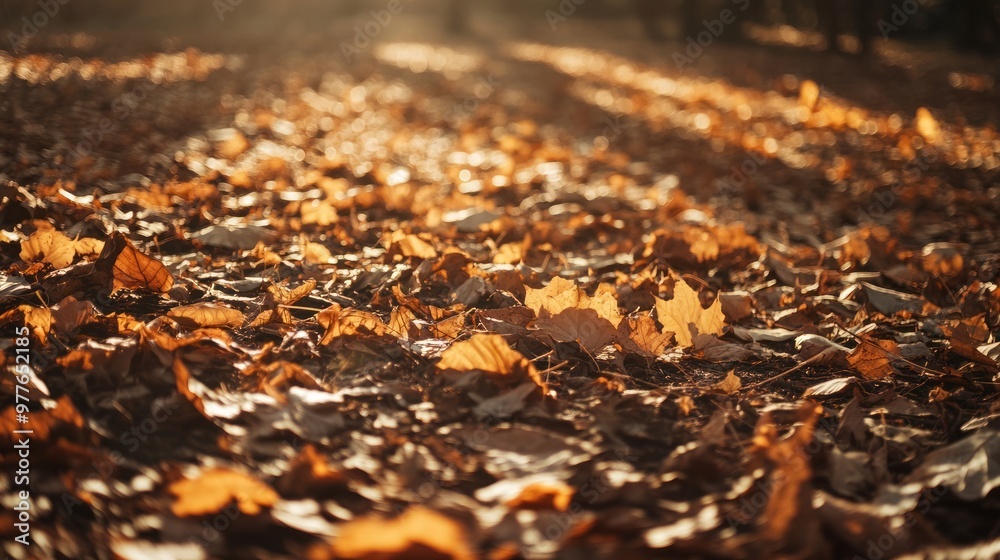 Wind blowing through a field of dry leaves, with the sound of rustling creating a sense of anticipation and tension, while shadows stretch across the ground. Wind blowing through a field of dry leaves, with the sound of rustling creating a sense of anticipation and tension, while shadows stretch across the ground.