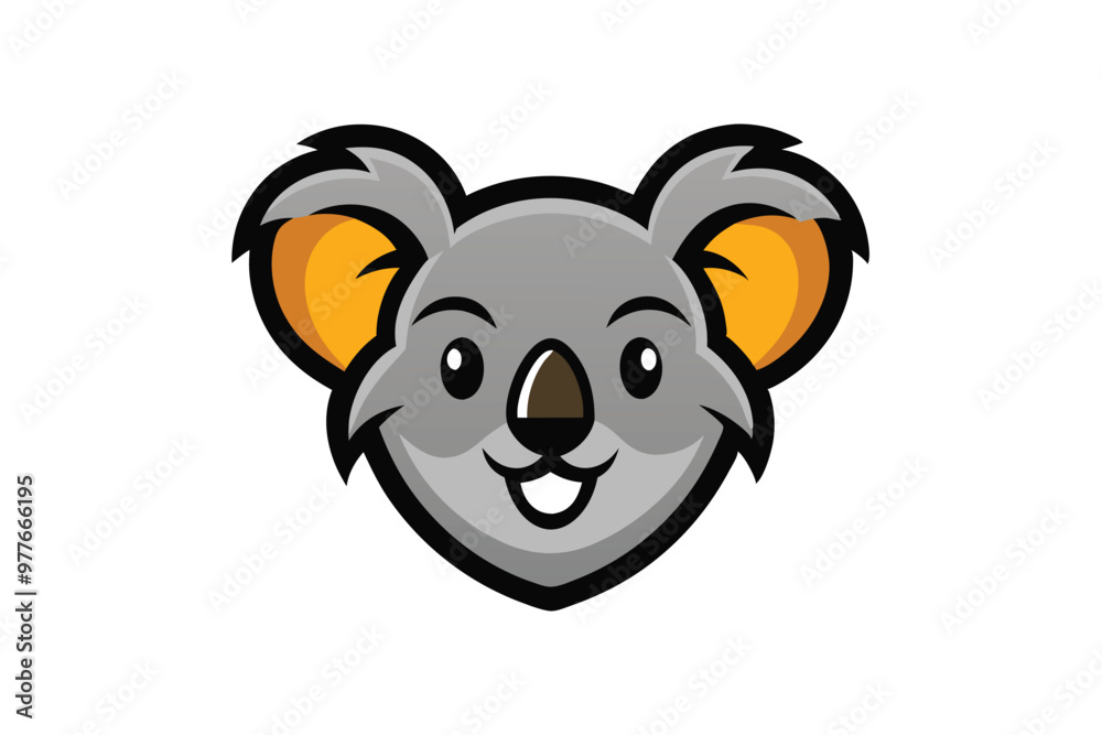 Fototapeta premium Animal head unique Mascot logo