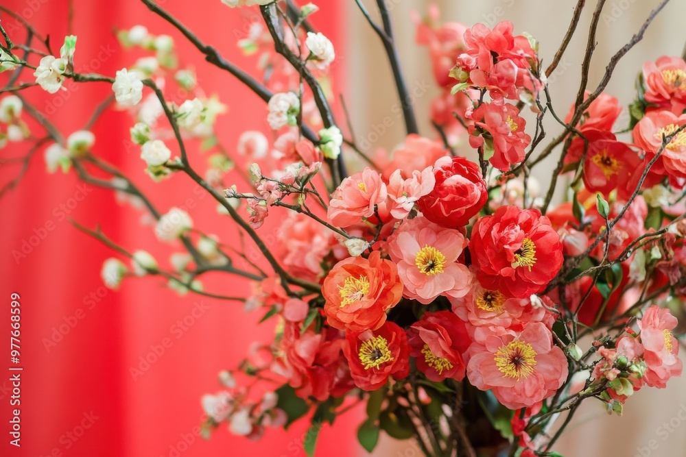 Floral arrangements for celebrating the lunar new year festivities Floral arrangements for celebrating the lunar new year festivities