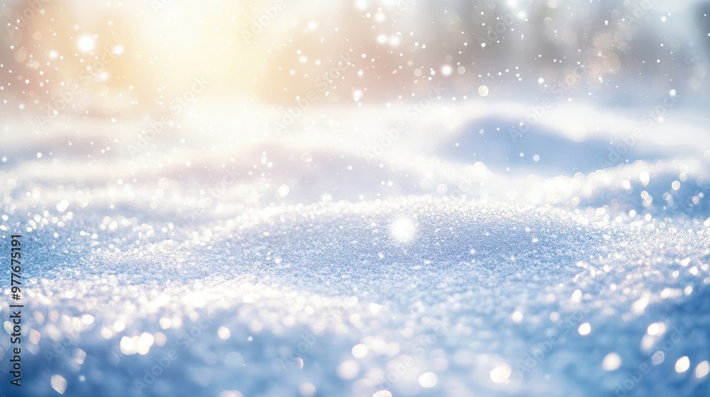 beautiful white empty winter idyll, shiny snowflakes on blurred winter landscape, christmas background with advertising space on snow cover, holiday season backdrop beautiful white empty winter idyll, shiny snowflakes on blurred winter landscape, christmas background with advertising space on snow cover, holiday season backdrop