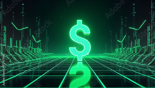 green symbol Money photo