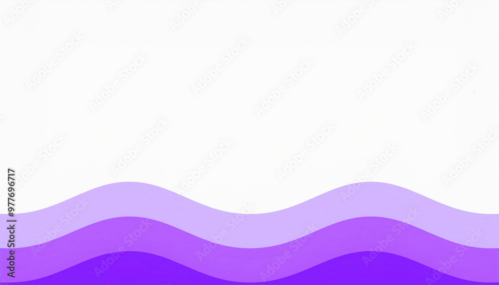 A purple wave pattern on a white background A purple wave pattern on a white background