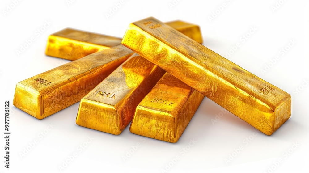 Pile of gold bars isolated on a white background, PNG with a clipping path. Pile of gold bars isolated on a white background, PNG with a clipping path.