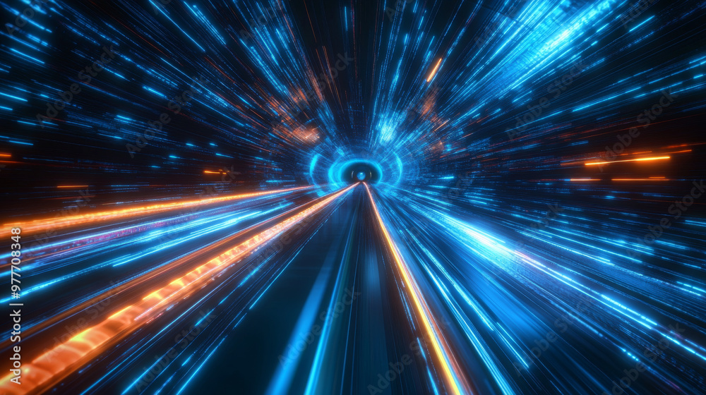 Advanced digital technology concept, featuring high-speed movement design.
Advanced digital technology concept, featuring high-speed movement design.
