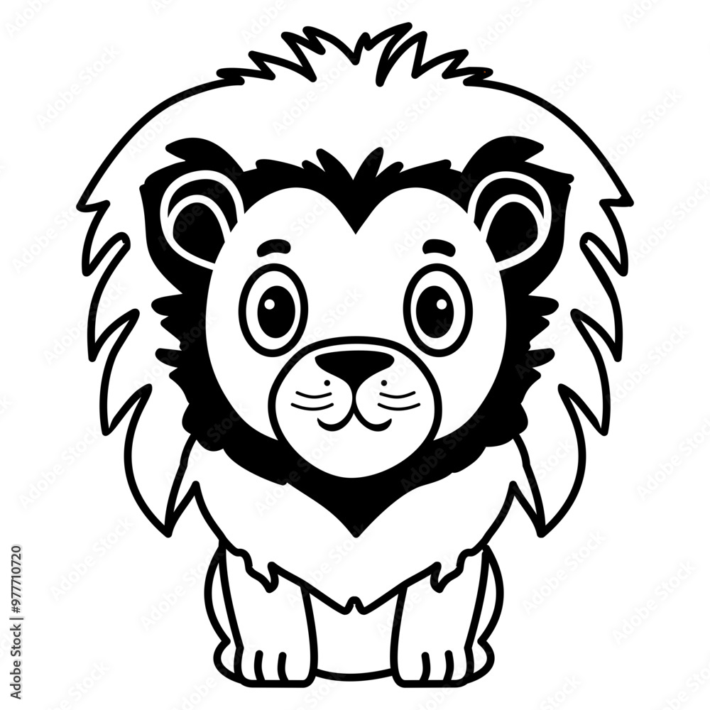 Fototapeta premium Lion Icon