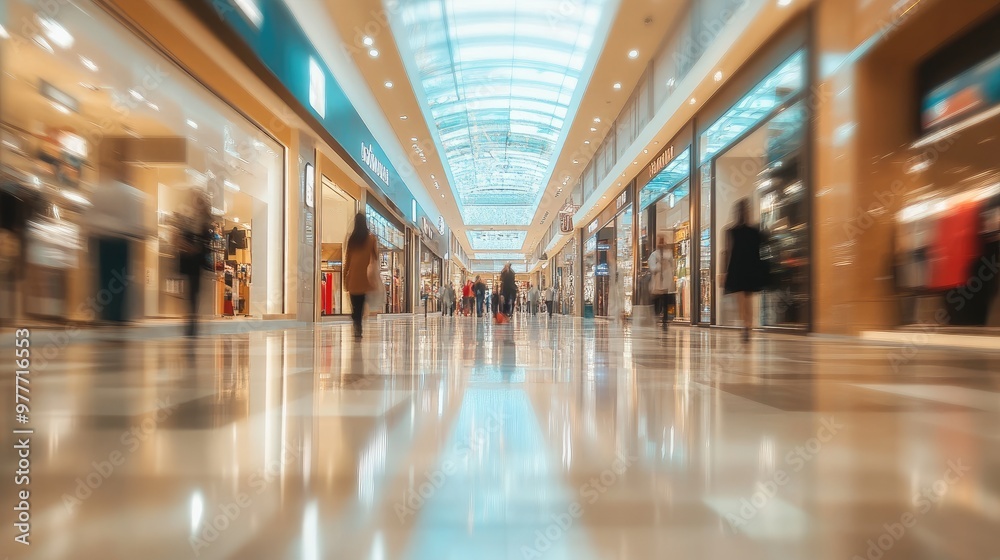 An upscale department store background with bright, polished tones and blurred shoppers, capturing the essence of a high-end retail environment. An upscale department store background with bright, polished tones and blurred shoppers, capturing the essence of a high-end retail environment.