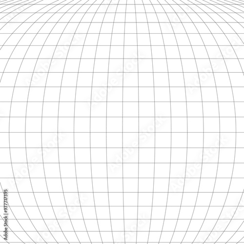 Vector illustration of lines intersecting each other in three dimensional protruded grid-like pattern. Blueprint for plans, layouts, or decorative elements in design and architecture. Geometric backgr