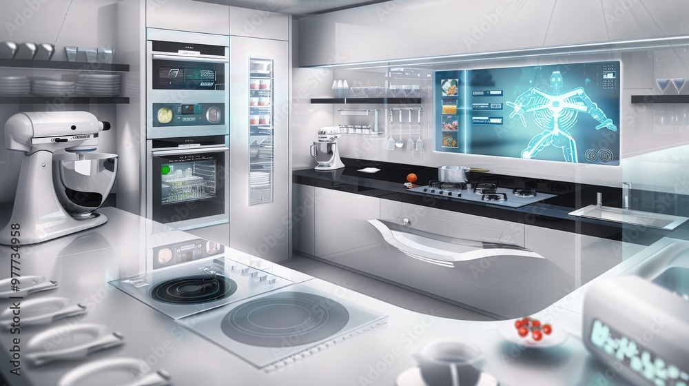 Explore the Innovative Future of Cooking with Smart Appliances and Digital Displays in Modern Kitchens Explore the Innovative Future of Cooking with Smart Appliances and Digital Displays in Modern Kitchens