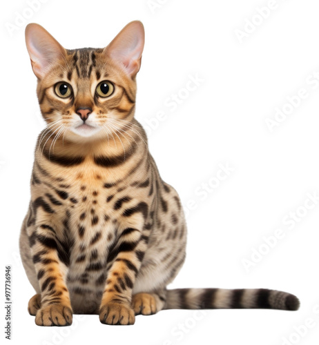 PNG Bengal cat animal mammal pet.