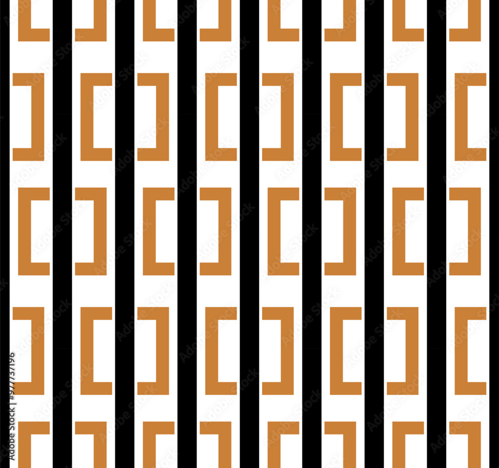 Obraz premium Seamless abstract geometric pattern. Vector Illustration