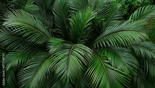 green leaves texture background, AI generated