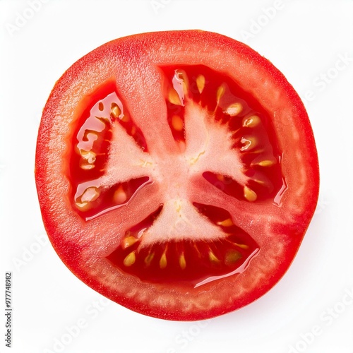 Wallpaper Mural sliced tomato vegan food, AI generated Torontodigital.ca