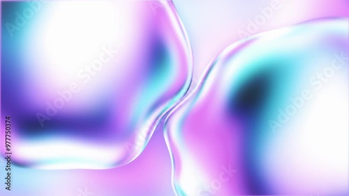 Abstract Glass Liquid Background 4k 60fps