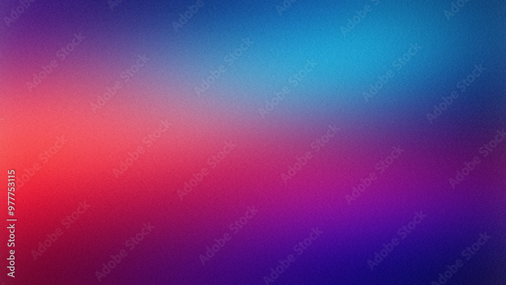 Fundo gradiente desfocado blured roxo azul  vermelho. Capa para poster, cartaz, apresentação de produto. Banner para website. Fundo de tela, proteção de tela. Fundo texturizado