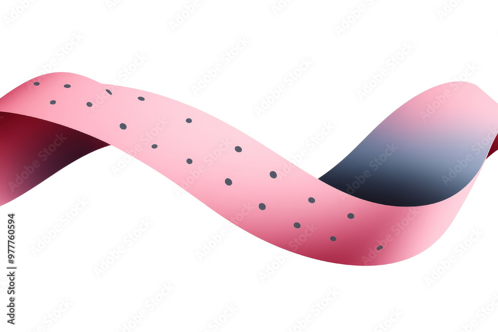 Pink washi tape with small gray dots, Isolated PNG with Transparent Background Pink washi tape with small gray dots, Isolated PNG with Transparent Background